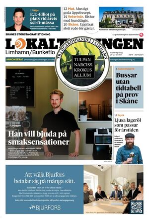 Förstasida Lokaltidningen Limhamn/Bunkeflo