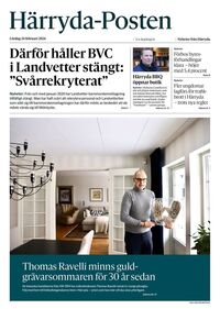 Förstasida Härryda-Posten