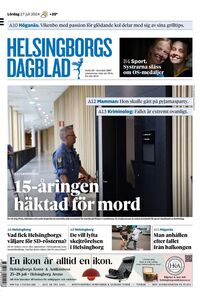 Förstasida Helsingborgs Dagblad