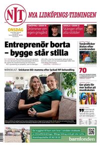 Förstasida Nya Lidköpings-Tidningen