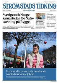 Förstasida Strömstads Tidning