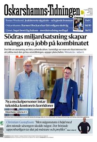 Förstasida Oskarshamns-Tidningen