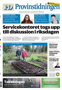 Förstasida Provinstidningen Dalsland