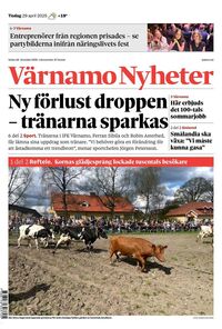 Förstasida Värnamo Nyheter
