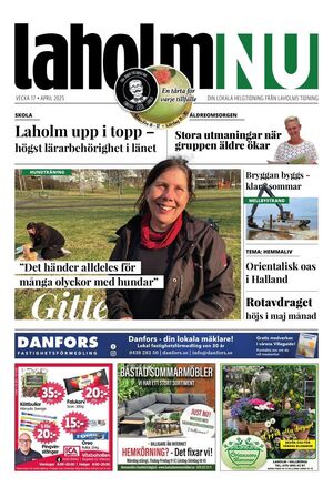 Förstasida Laholms Tidning