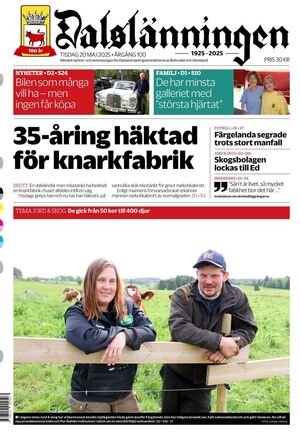 Förstasida Dalslänningen