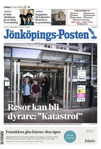 Förstasida Jönköpings-Posten