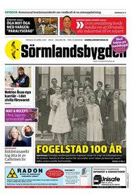 Förstasida Sörmlandsbygden