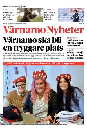 Förstasida Värnamo Nyheter