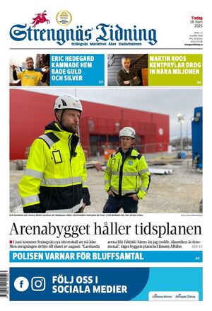 Förstasida Strengnäs Tidning
