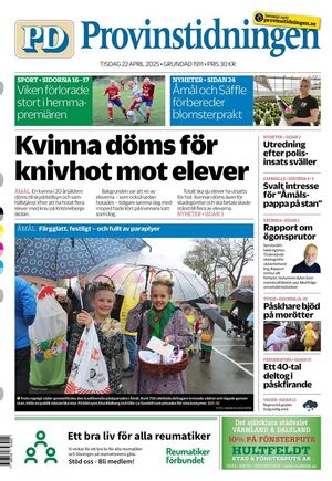 Förstasida Provinstidningen Dalsland