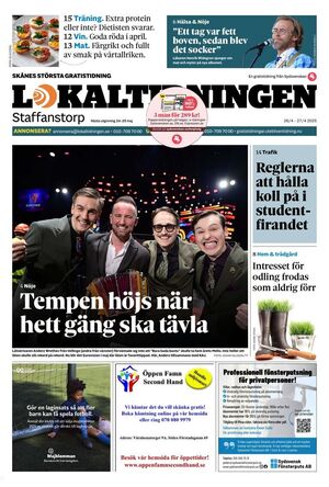 Förstasida Lokaltidningen Staffanstorp
