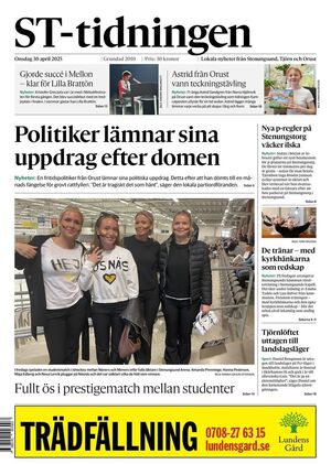 Förstasida ST-tidningen