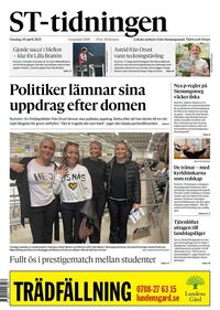 Förstasida ST-tidningen
