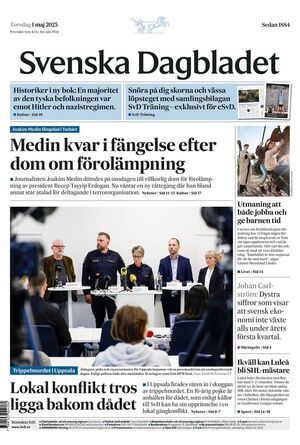 Förstasida Svenska Dagbladet