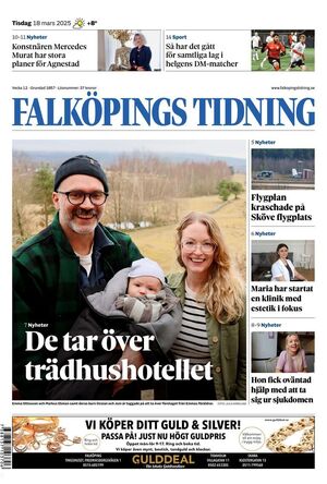 Förstasida Falköpings Tidning