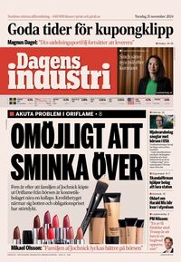 Förstasida Dagens industri