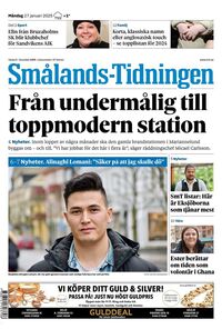 Förstasida Smålands-Tidningen